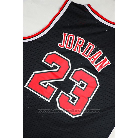 Maglia Chicago Bulls Michael Jordan #23  Retro 1997-98 Nero